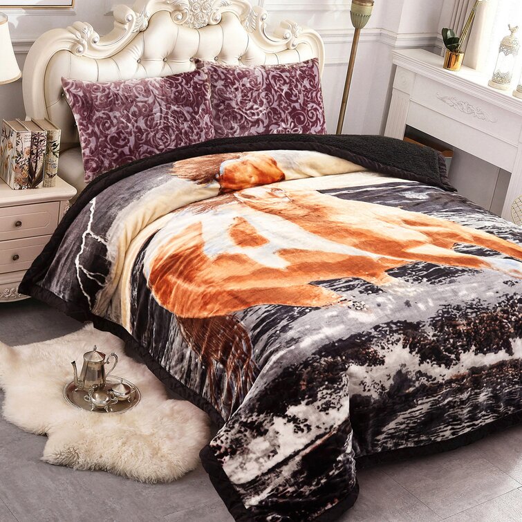 Flannel fleece online comforter